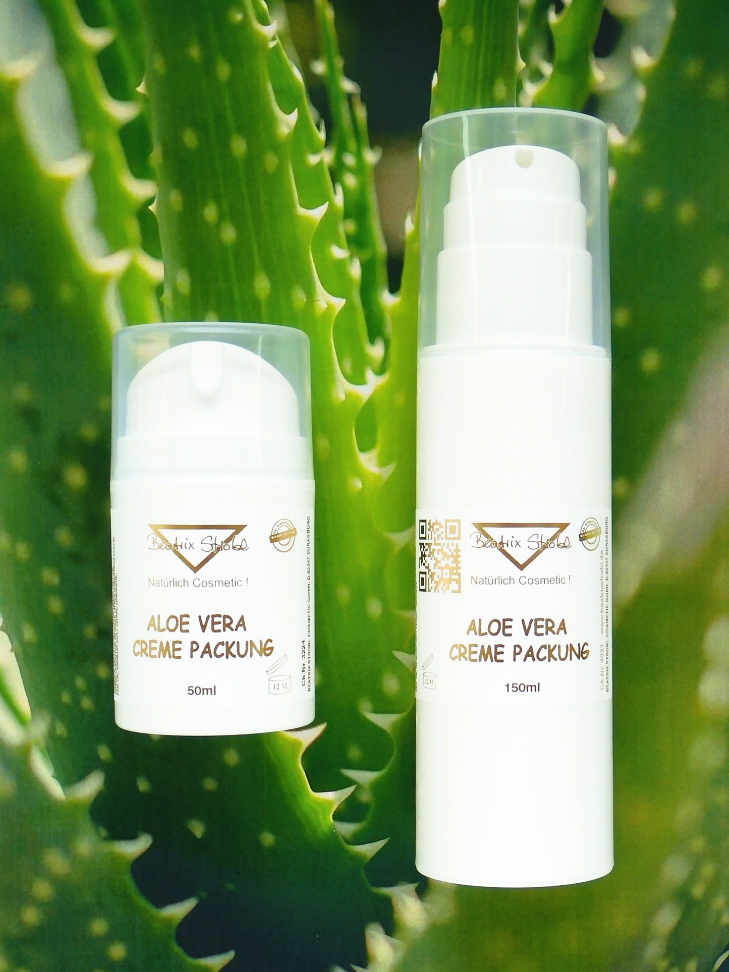 Aloe vera Creme-Packung Beatrix Strobl Cosmetic