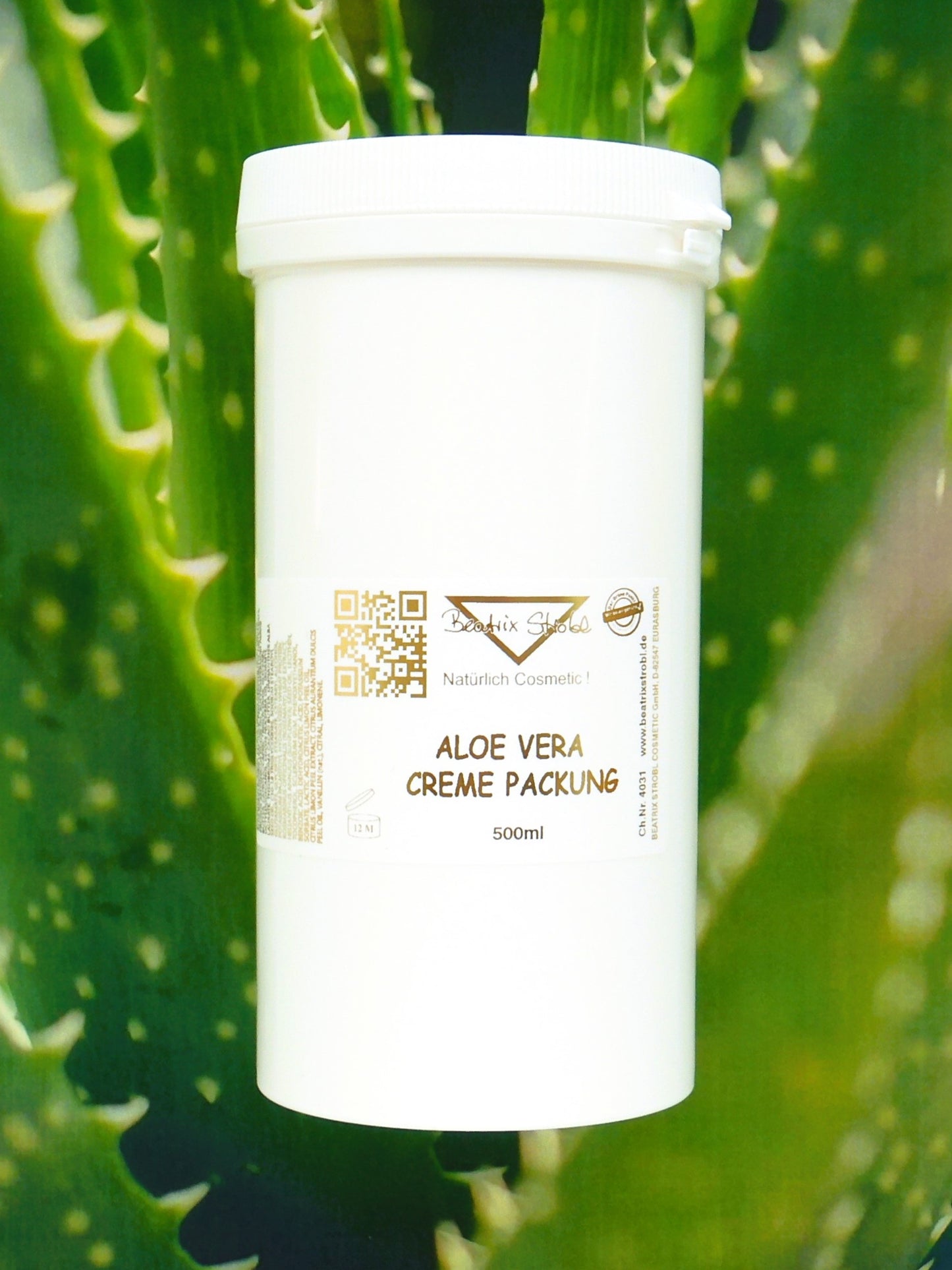 Aloe vera Creme-Packung Beatrix Strobl Cosmetic