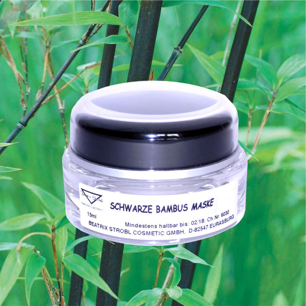 SOL ORANGE schwarze Bambus Maske Beatrix Strobl Cosmetic