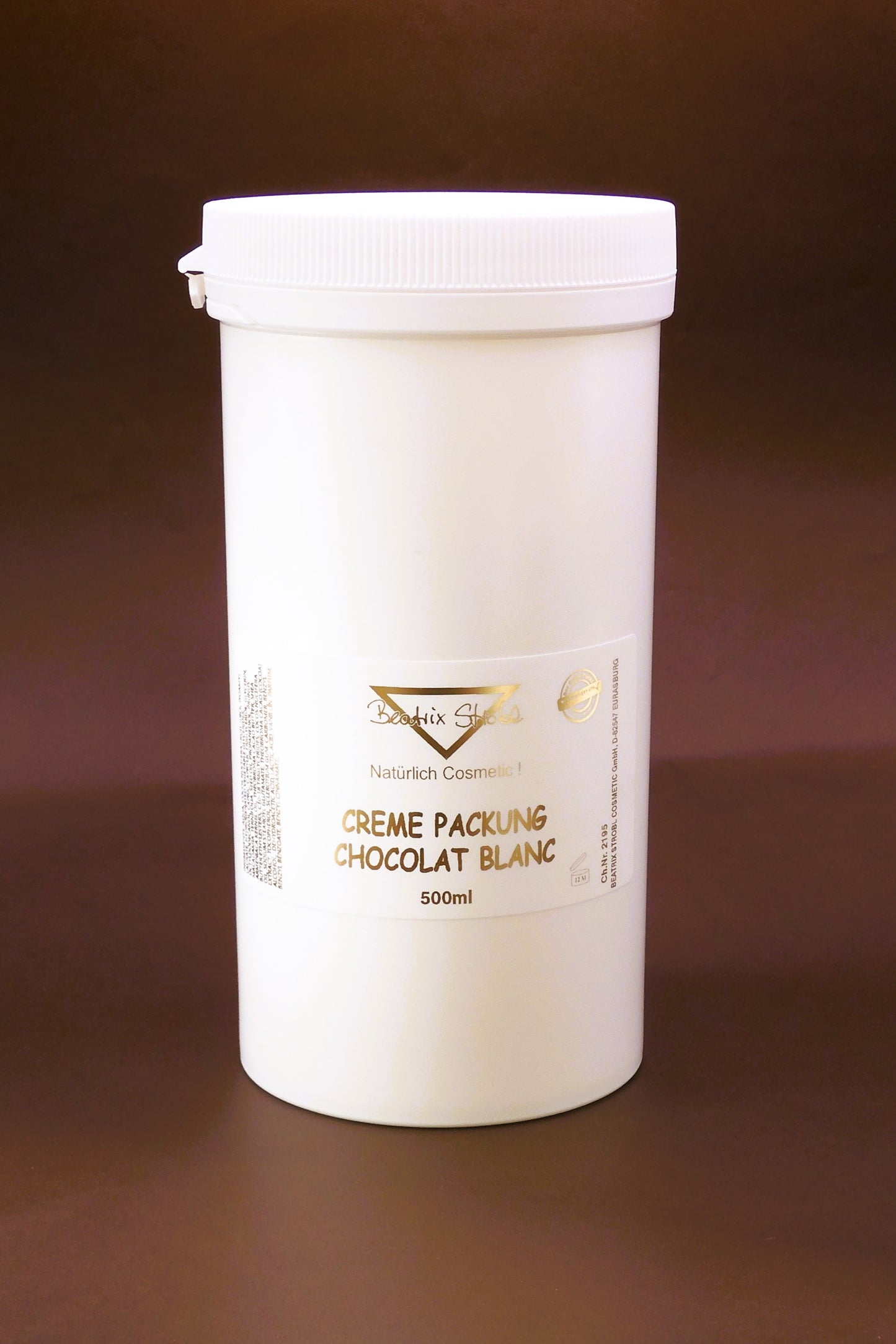 Chocolat blanc Creme-Packung Beatrix Strobl Cosmetic