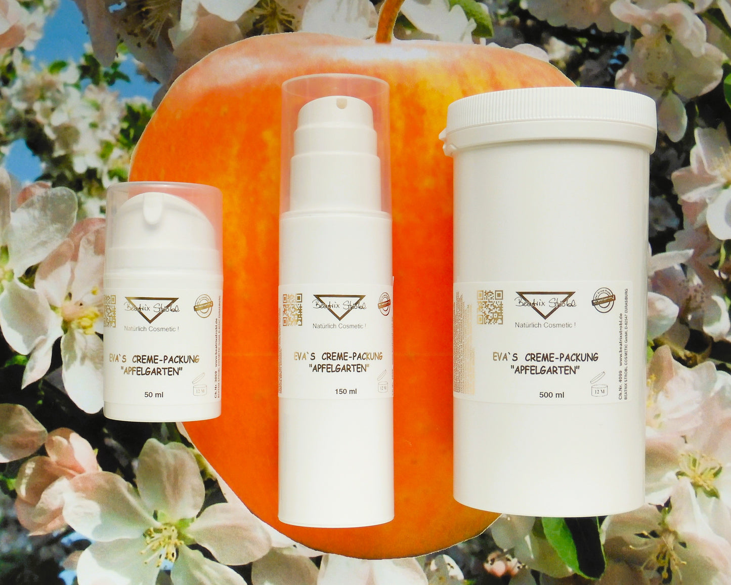 Eva Creme-Packung "Apfelgarten" Beatrix Strobl Cosmetic