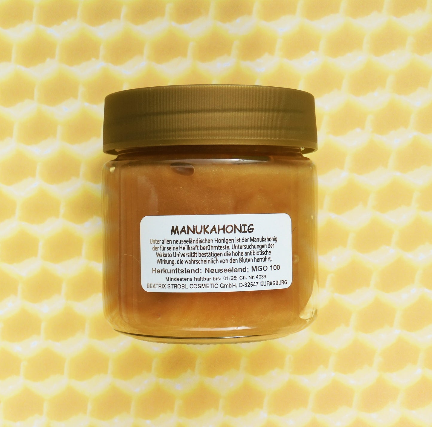 Manuka Honig MGO 100 Beatrix Strobl Cosmetic