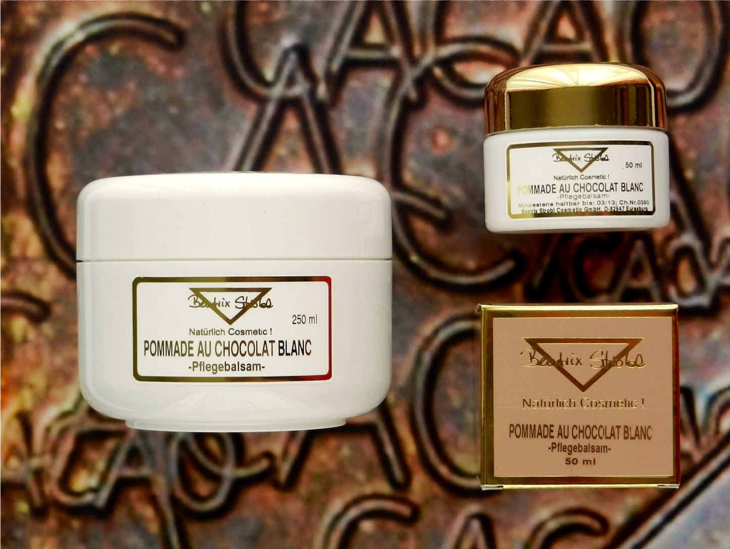 Pommade au chocolat blanc Pflege- & Massagebalsam Beatrix Strobl Cosmetic