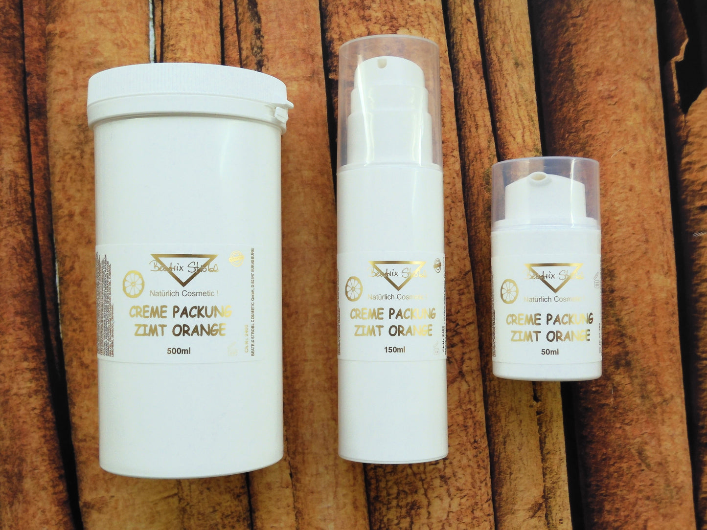 Zimt-Orange Creme-Packung Beatrix Strobl Cosmetic