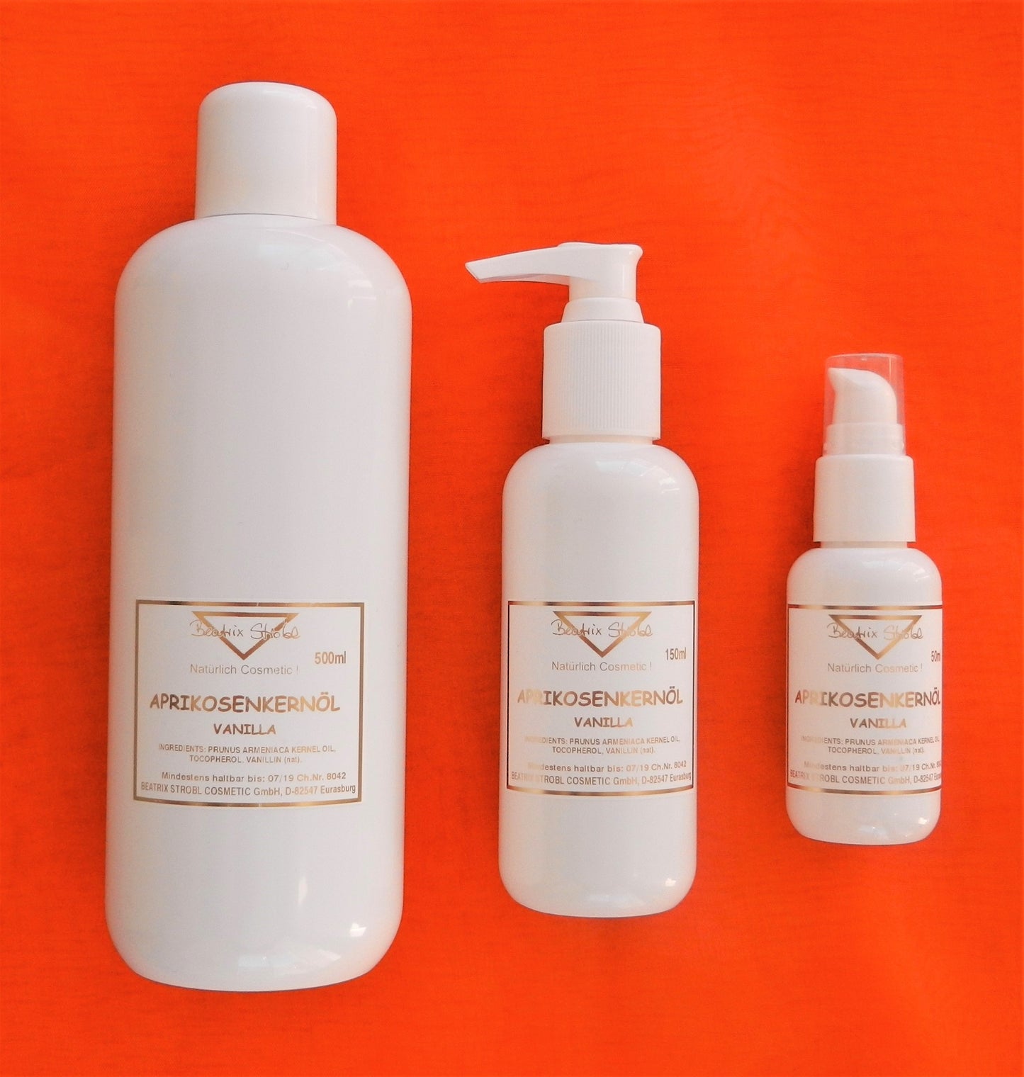 Aprikosenkernöl Vanilla Beatrix Strobl Cosmetic