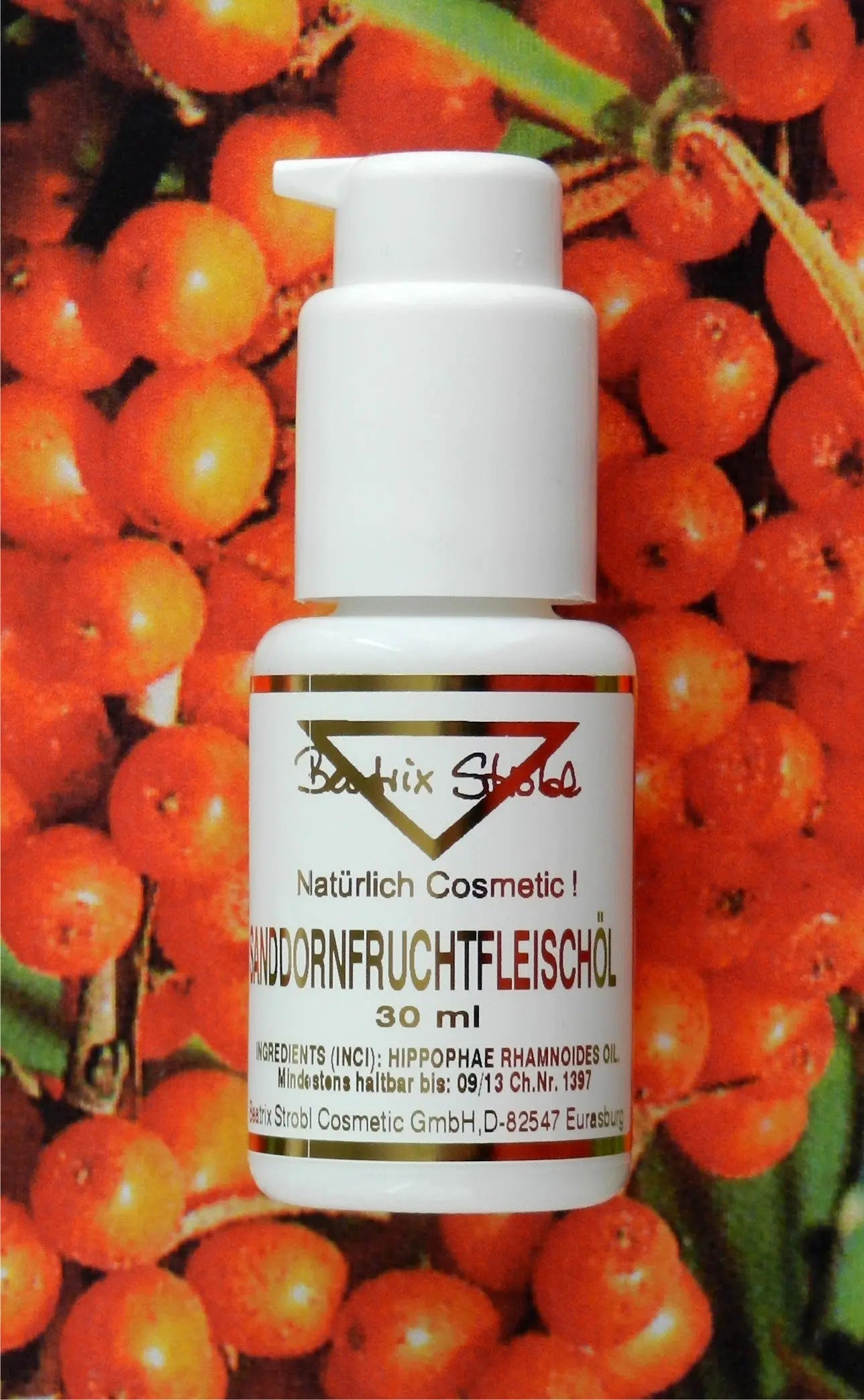 Sanddorn Fruchtfleischöl Beatrix Strobl Cosmetic