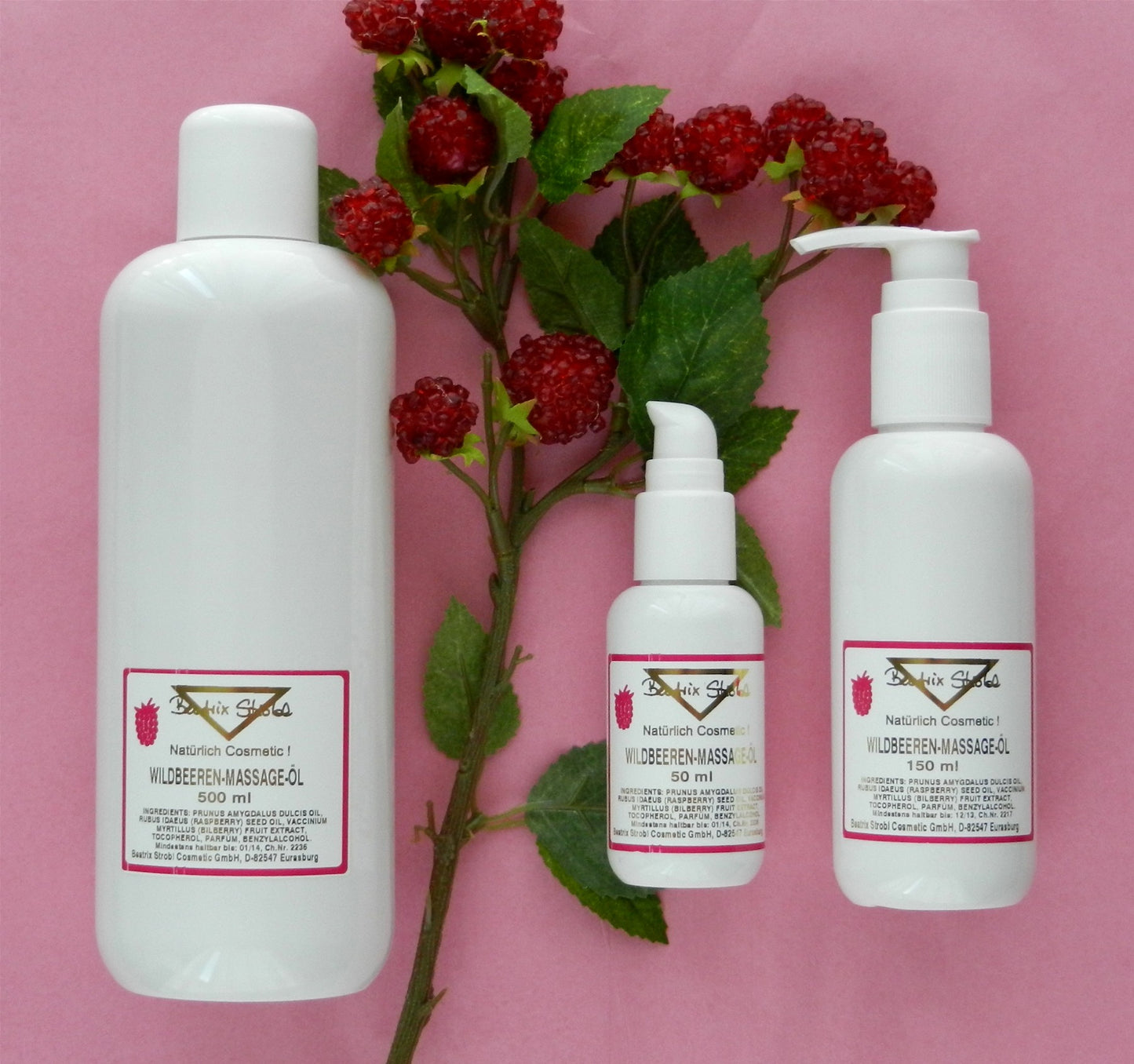 Wildbeeren Massageöl Beatrix Strobl Cosmetic