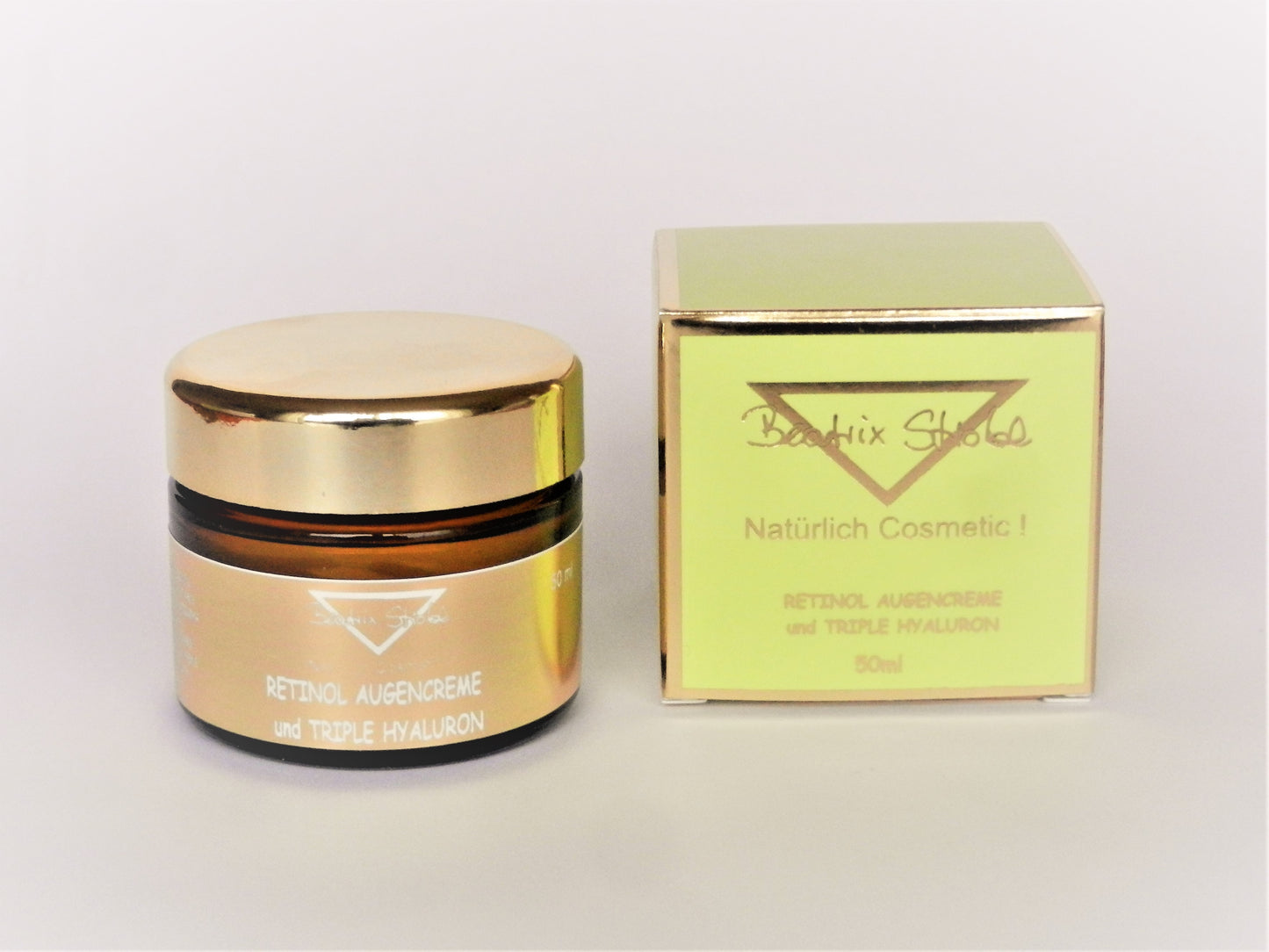 RETINOL Augencreme mit Triple-Hyaluron + Boosterwirkstoff Beatrix Strobl Cosmetic
