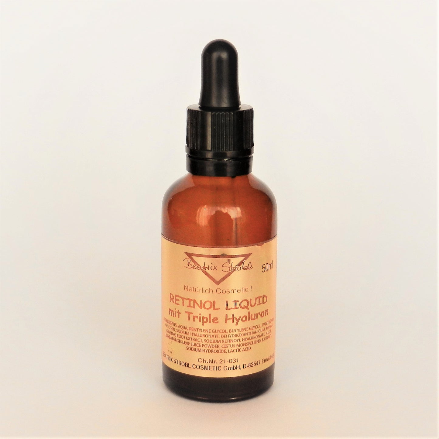 RETINOL LIQUID mit Triple Hyaluron und rotem Ginseng Beatrix Strobl Cosmetic