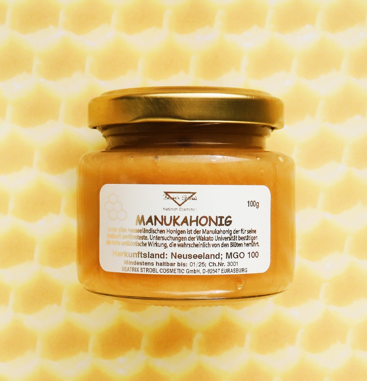 Manuka Honig MGO 100 Beatrix Strobl Cosmetic
