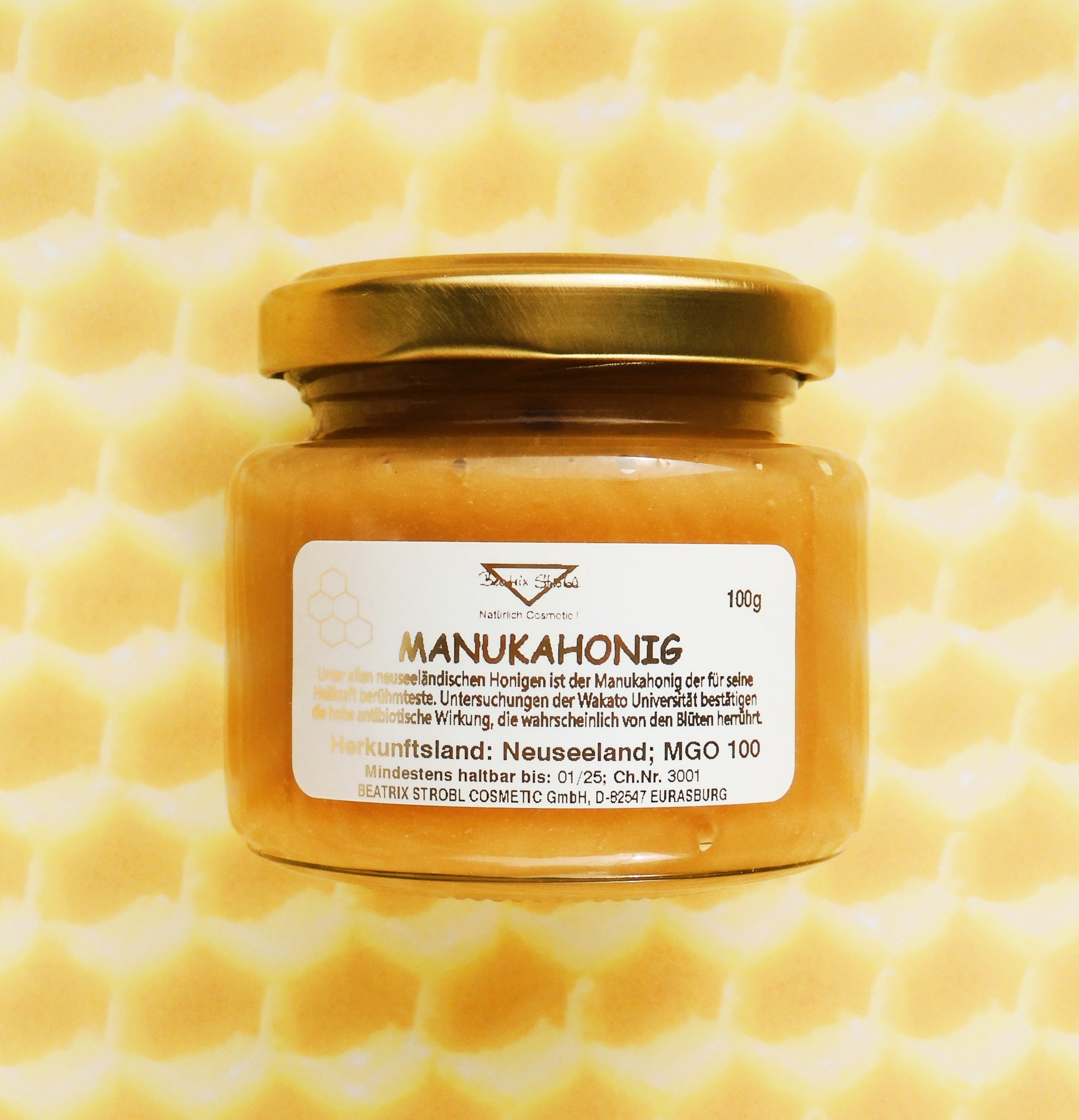 Manuka Honig MGO 100 Beatrix Strobl Cosmetic