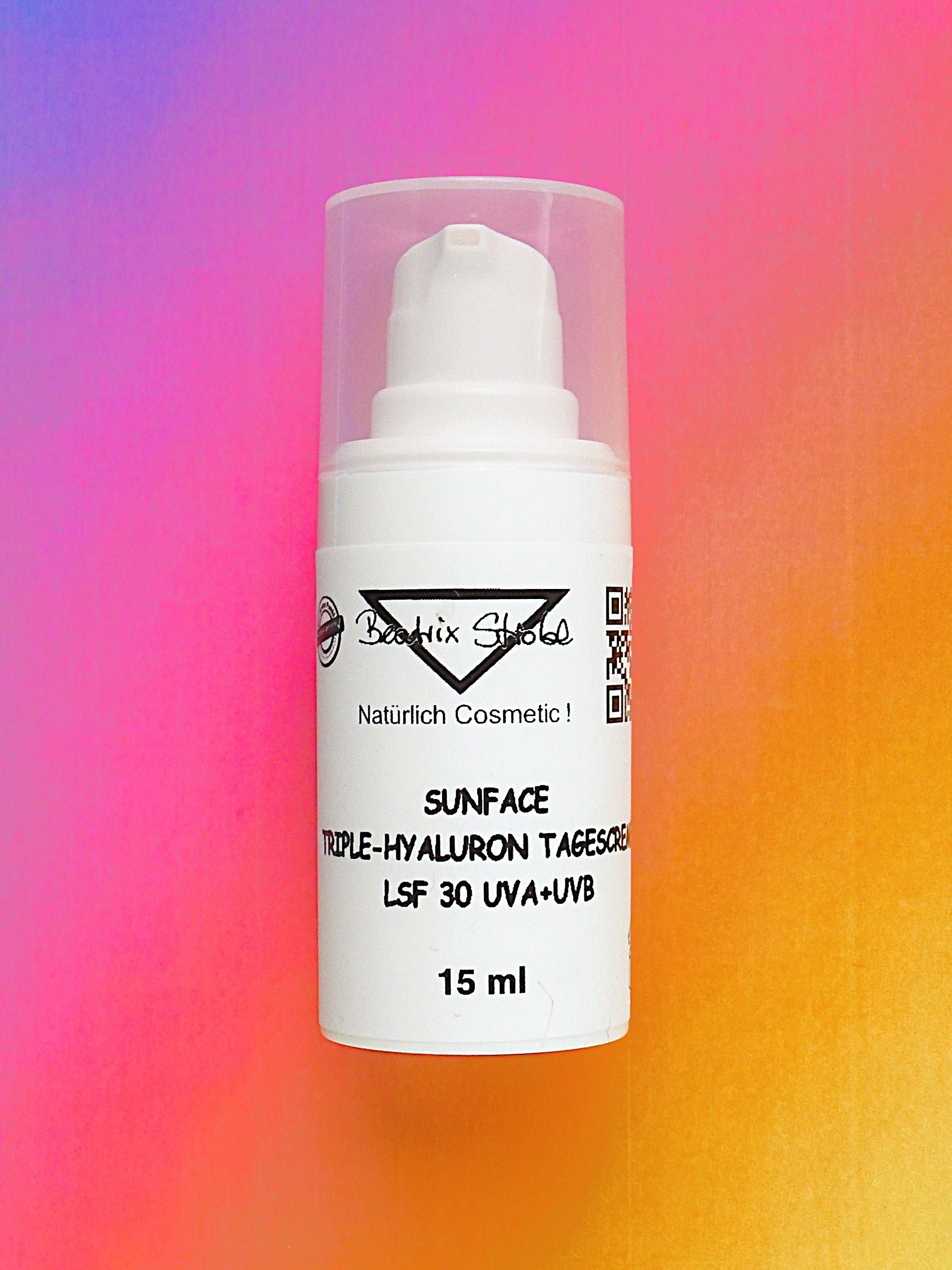 Sunface Triple Hyaluron Tagescreme mit LSF 30 UVA + UVB Beatrix Strobl Cosmetic GmbH