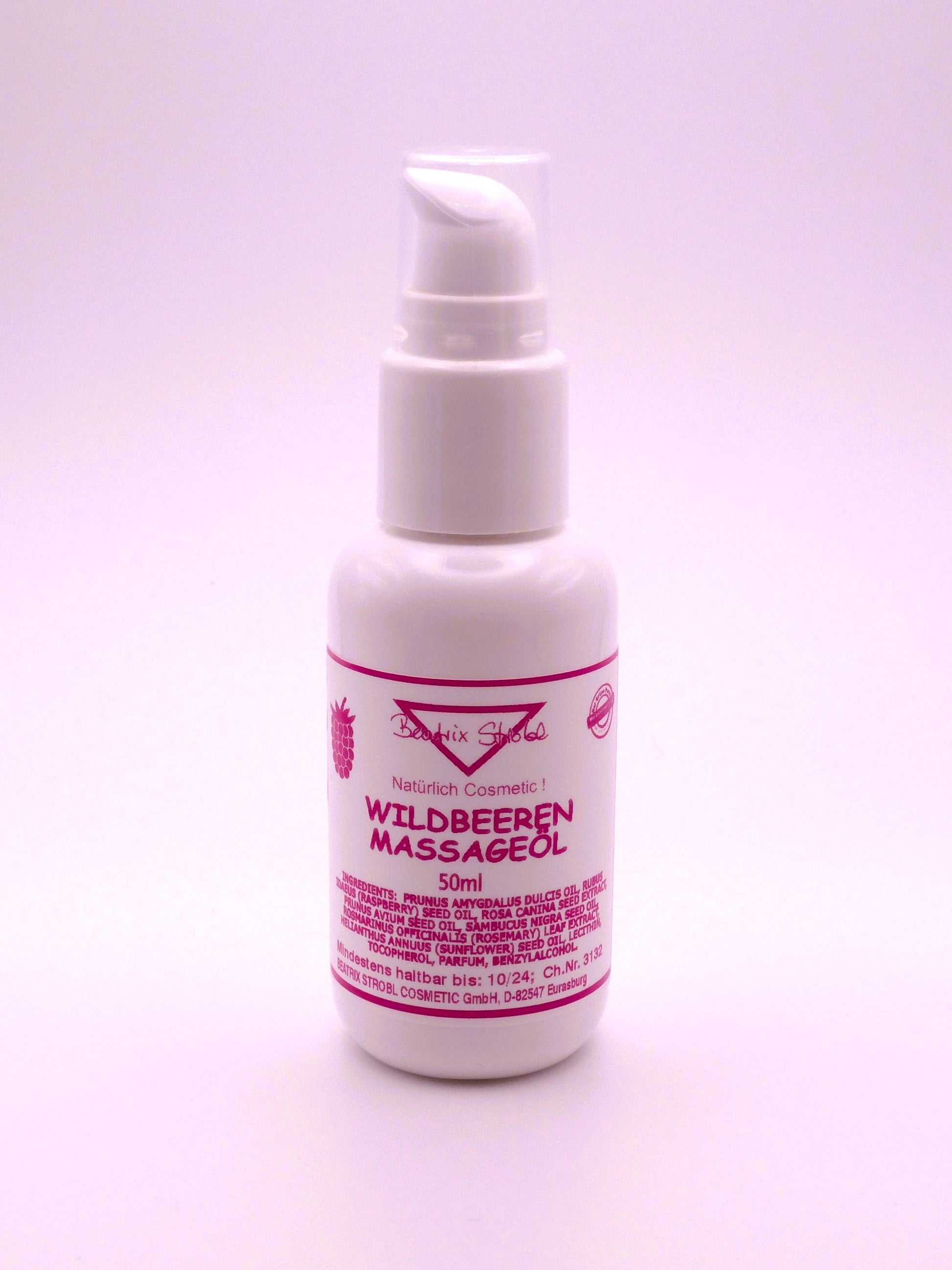 Wildbeeren Massageöl Beatrix Strobl Cosmetic