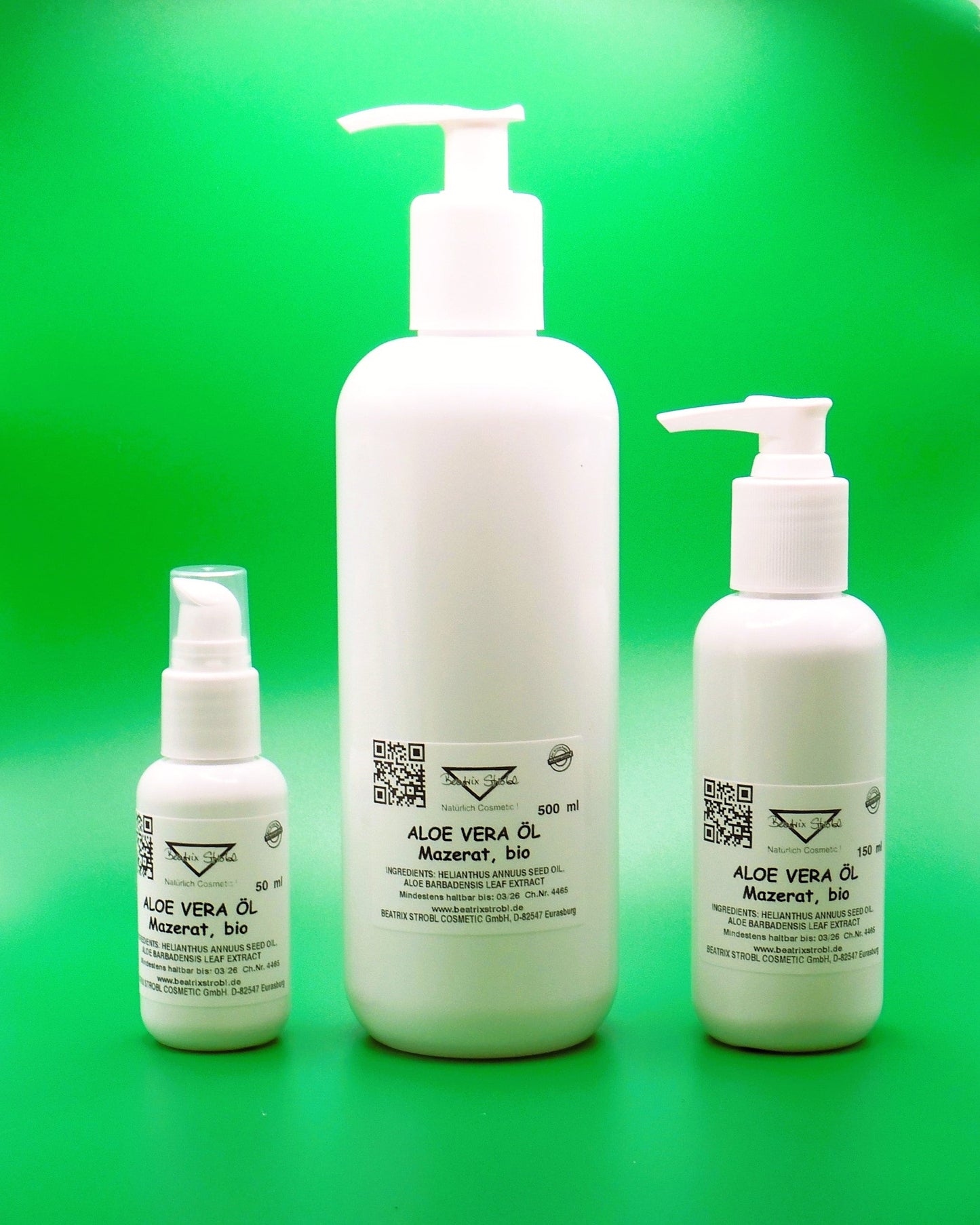 Aloe vera Öl Beatrix Strobl Cosmetic GmbH