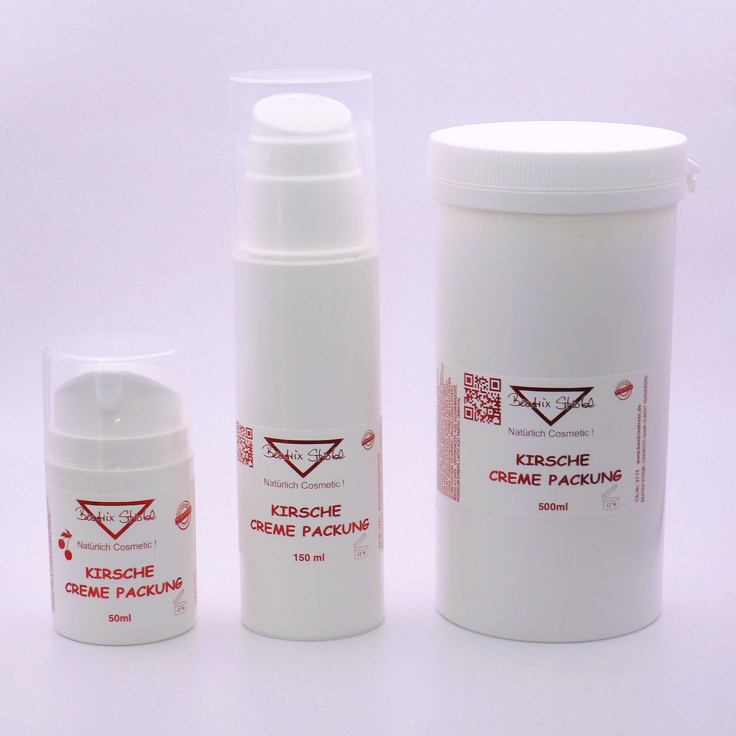 Kirsch Creme-Packung/ leichte Creme Beatrix Strobl Cosmetic