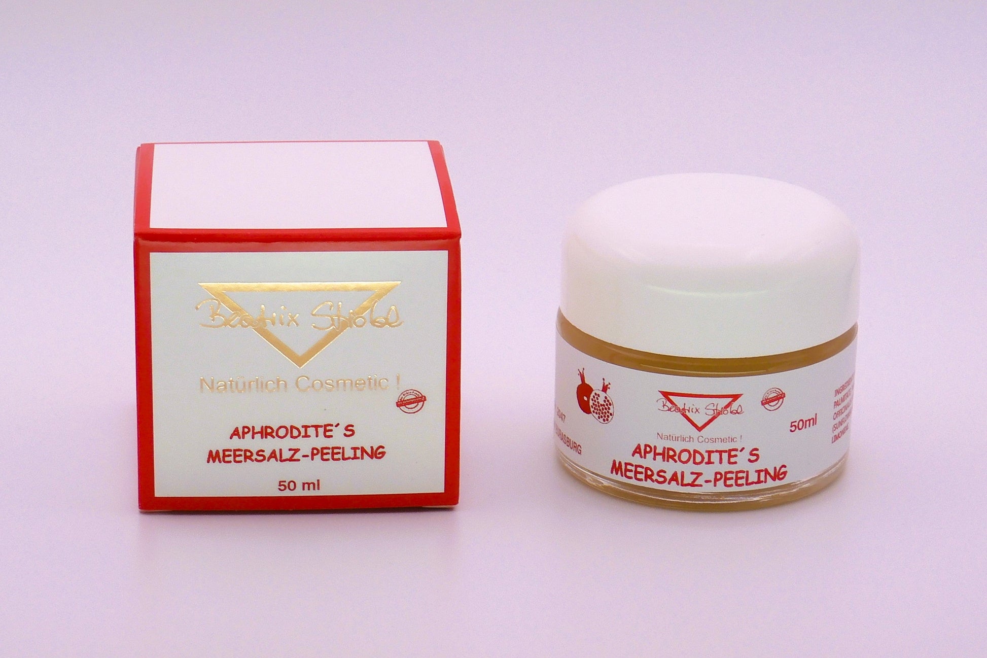 Granatapfel Aphrodite Meersalz Peeling Beatrix Strobl Cosmetic
