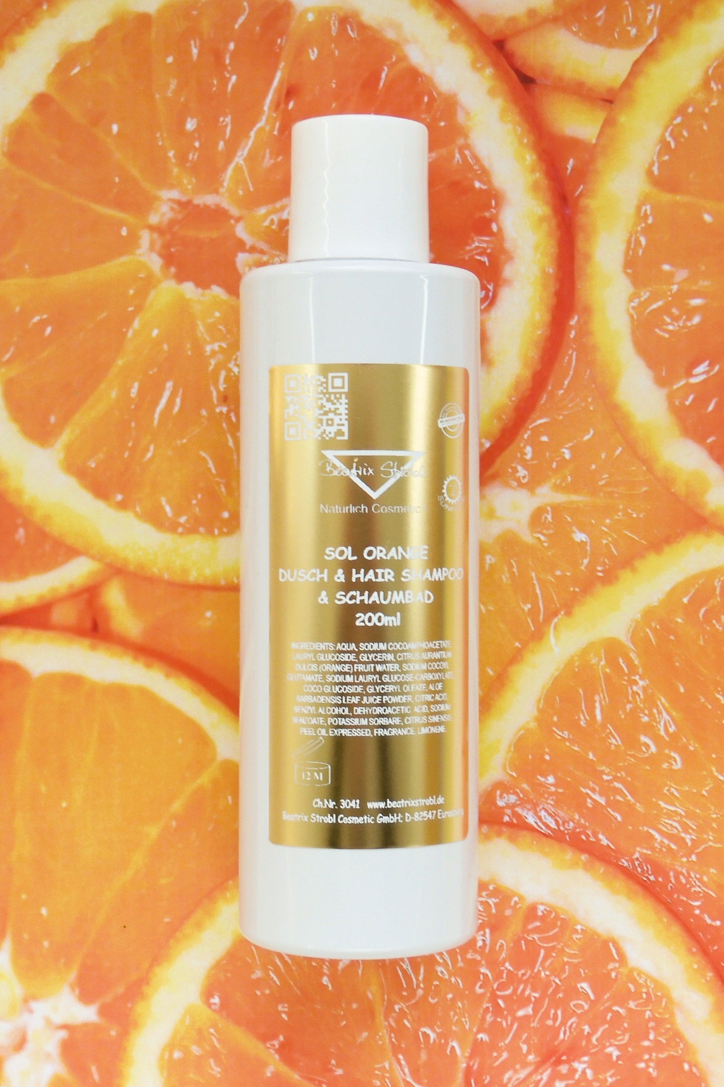 SOL ORANGE Dusch- & Hair Shampoo Beatrix Strobl Cosmetic