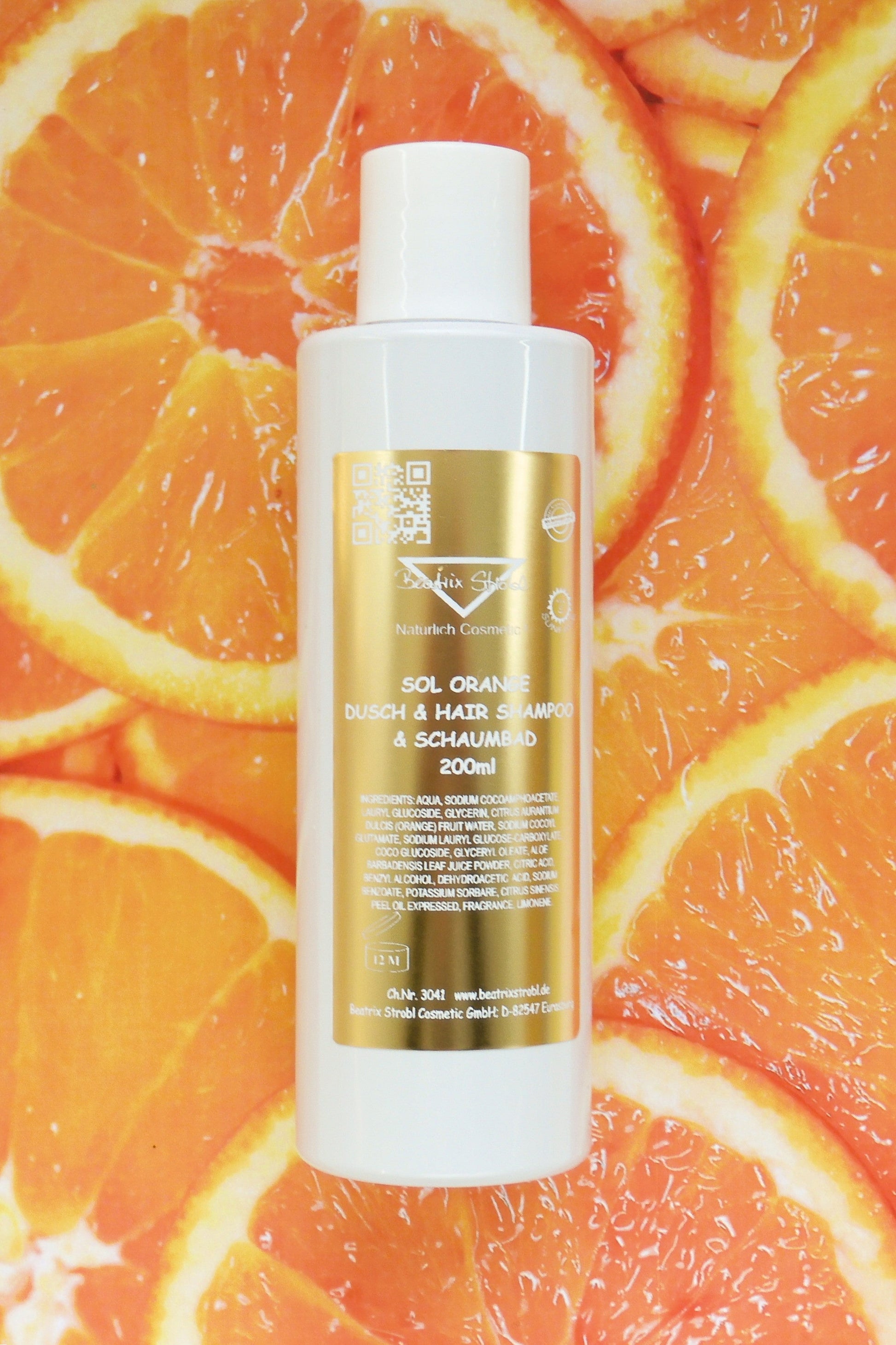 SOL ORANGE Dusch- & Hair Shampoo Beatrix Strobl Cosmetic
