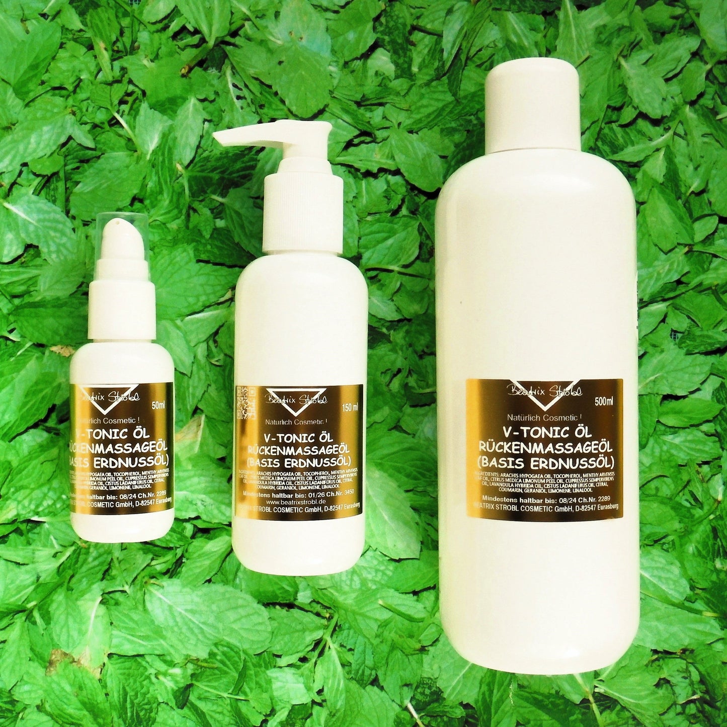 V-Tonic Kräuter Rücken Massageöl Beatrix Strobl Cosmetic GmbH
