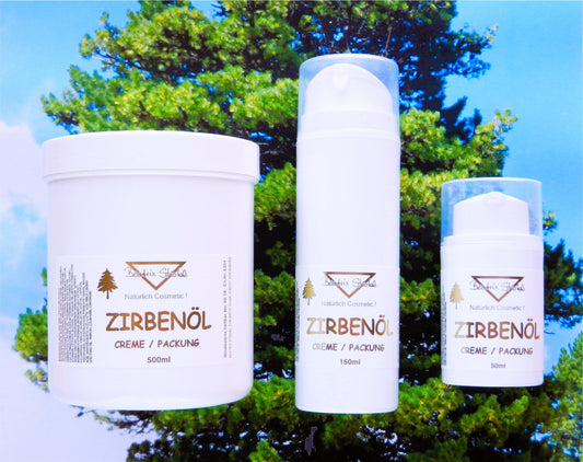 Zirbenöl Creme-Packung Beatrix Strobl Cosmetic