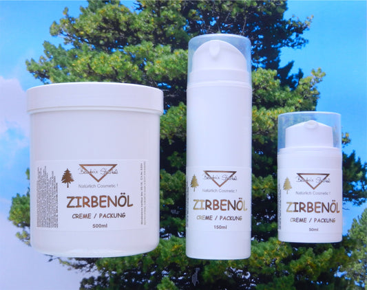 Zirbenöl Creme-Packung Beatrix Strobl Cosmetic