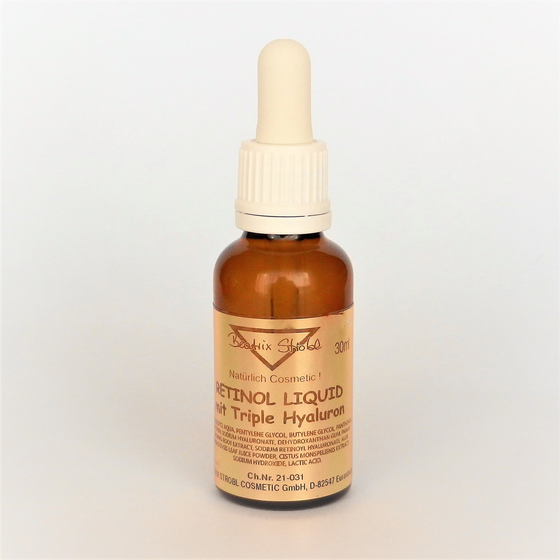 RETINOL LIQUID mit Triple Hyaluron und rotem Ginseng Beatrix Strobl Cosmetic